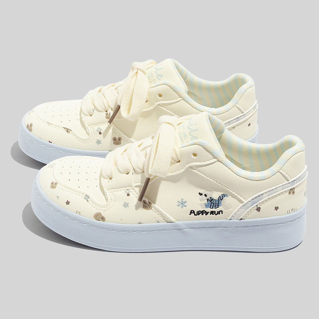 Damen Sneakers mit tierischem Motiv und atmungsaktiver Oberfläche R&B