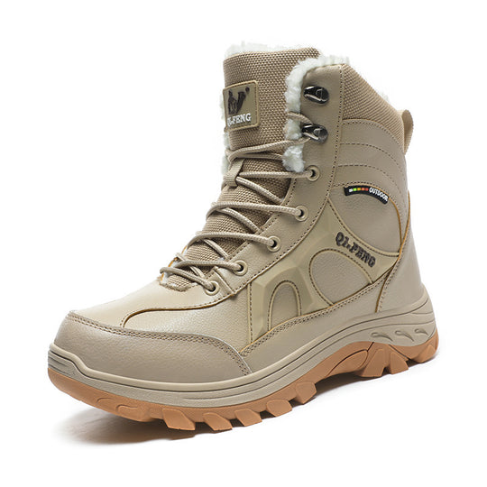 Damen isolierte Winterstiefel mit rutschfester Sohle und warmem Innenfutter R&B