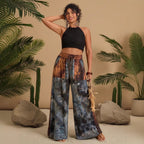 Damen Stilvolles Loungewear-Set mit lässigem Schnitt und modischem Muster