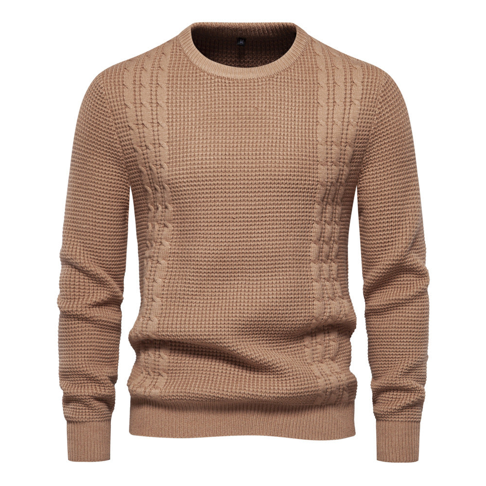 Herren Strickpullover mit modernem Strukturdesign R&B