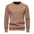 Herren Strickpullover mit modernem Strukturdesign
