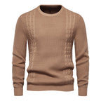 Herren Strickpullover mit modernem Strukturdesign