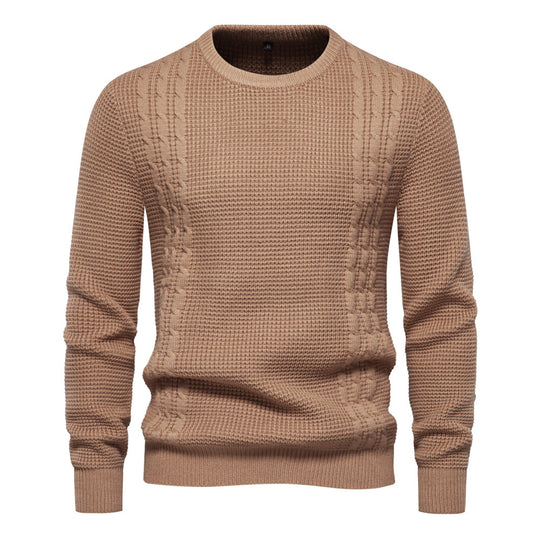 Herren Strickpullover mit modernem Strukturdesign R&B