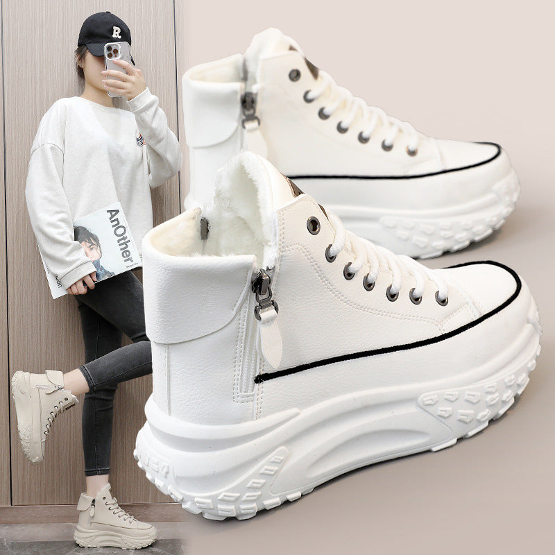 Damen Hohe Sneakers mit gepolstertem Innenfutter und strapazierfähigem Obermaterial R&B