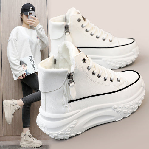Damen Hohe Sneakers mit gepolstertem Innenfutter und strapazierfähigem Obermaterial R&B