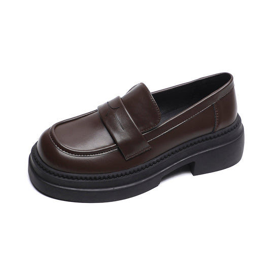 Damen Mokassin-Schuhe mit modischem Schnallenverschluss und stabiler Gummisohle R&B