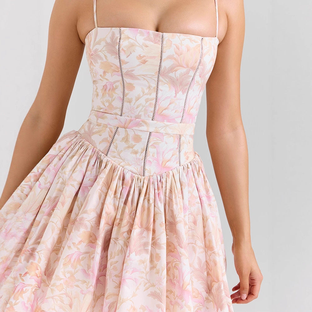 Damen Verspieltes Minikleid mit floralem Muster R&B