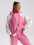 Damen Sportlicher Hoodie-Trainingsanzug mit eleganten Details und hochwertigem Material