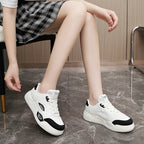 Damen modische Sneakers mit erhöhtem Sohlenprofil und sportivem Design R&B