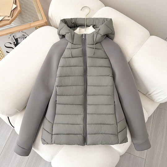 Damen Isolierte Steppjacke mit Kapuze und sportlichem Schnitt R&B
