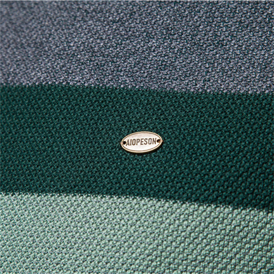 Herren Strickpullover mit modernem Farbblockdesign und feiner Struktur R&B