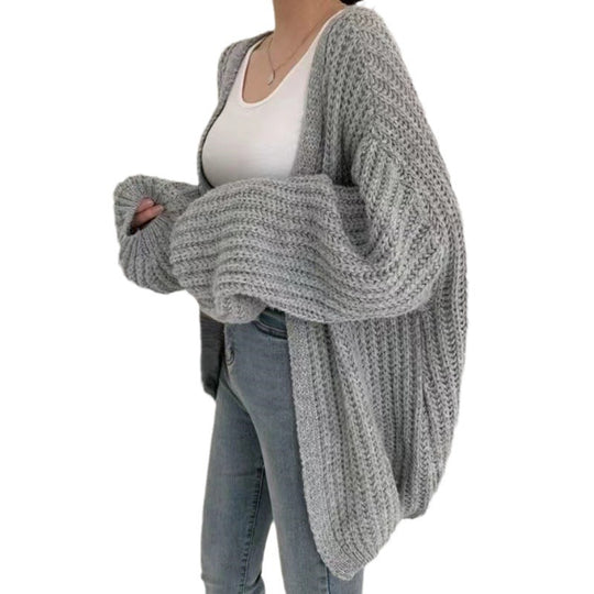 Damen Oversized Strickjacke R&B