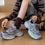 Damen Sportliche Lauf-Sneaker mit atmungsaktiver Mesh-Oberfläche und stabilem Dämpfungssystem