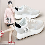 Damen Sportliche chunky Sneakers mit atmungsaktiver Mesh-Oberfläche und bequemer Dämpfung R&B
