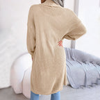 R&B | Einfarbige Strickjacke für Elegante Outfits
