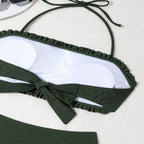 Damen Bikiniset mit rüschendetails und hoch tailliertem Design R&B
