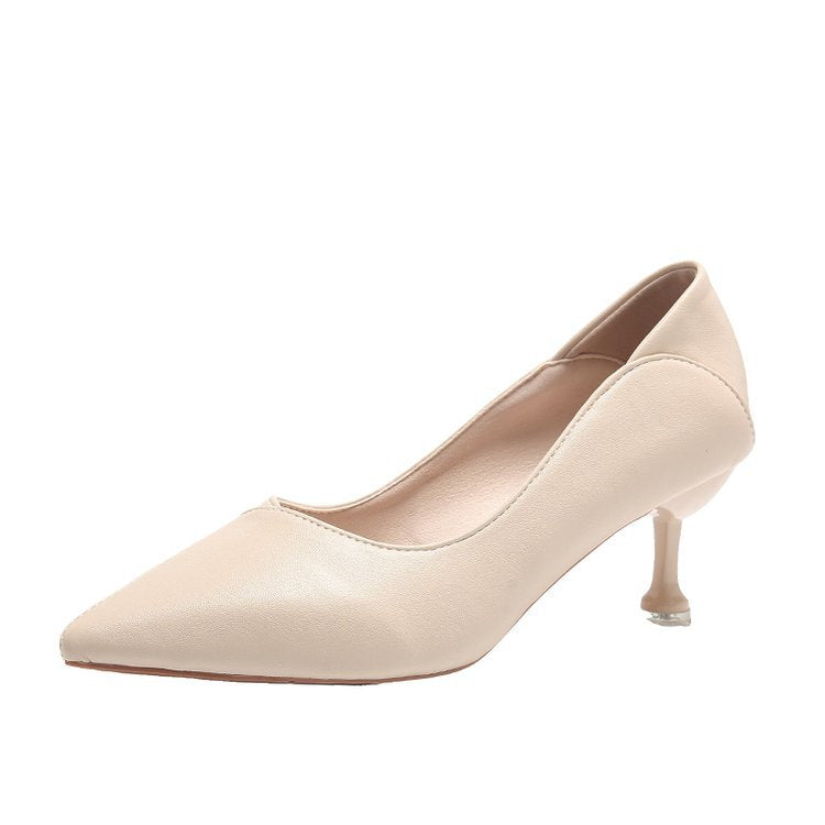 Damen elegante Spitzen Pumps mit einzigartigem Absatz R&B