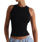 Damen Sportliches Ripp-Trägershirt R&B