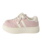 Damen Plattform-Sneaker mit verspielten Design-Details und bequemer Dämpfung