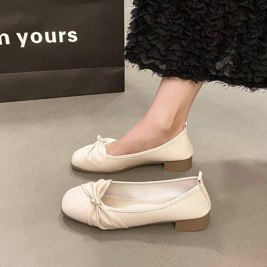 Damen Bequeme und elegante Ballerinas mit Perlenakzent R&B