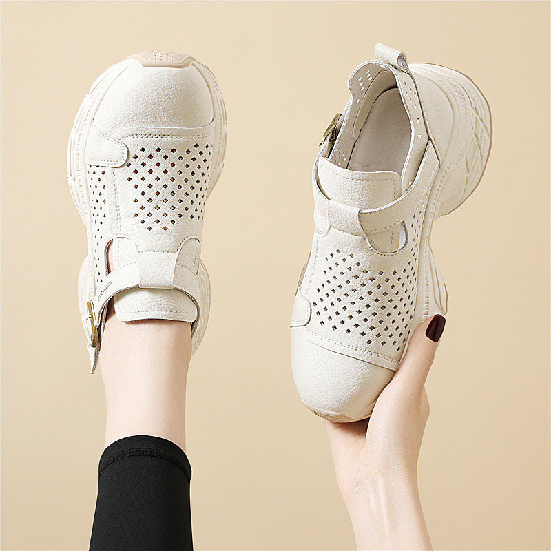 Damen Atmungsaktive Komfort-Sandalen mit verstellbarem Riemen und rutschfester Sohle R&B