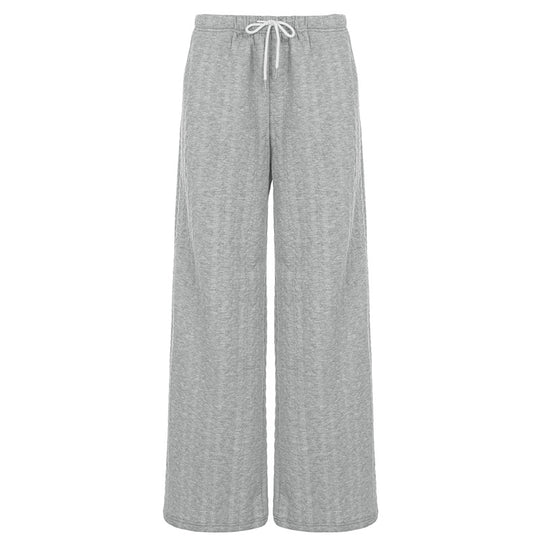 Damen lockere Freizeithose mit elastischem Bund und seitlichen Taschen R&B