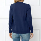 Strickjacke Damen klassisch mit feinem Strickdesign