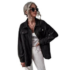 Damen Cordjacke mit modernem Schnitt und praktischen Taschen R&B