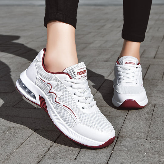 Damen nan City-Walking-Sneaker mit sichtbarer Fersenluftkammer und ergonomischer EVA-Dämpfung R&B