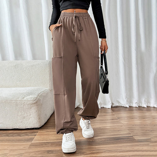 Damen Hochwertige Freizeithose mit elastischem Bund und praktischen Seitentaschen R&B
