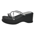 Damen Plateausandalen mit trendigen Riemen R&B