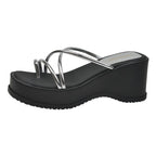 Damen Plateausandalen mit trendigen Riemen R&B