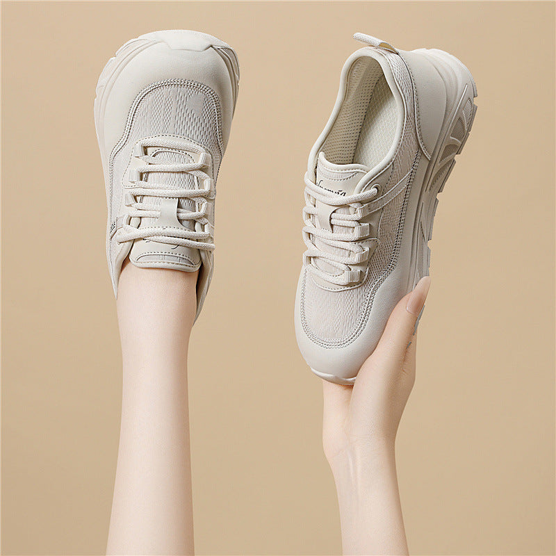 Damen Sportliche Freizeit-Sneaker mit elastischem Schnürsystem und dämpfender Sohle R&B