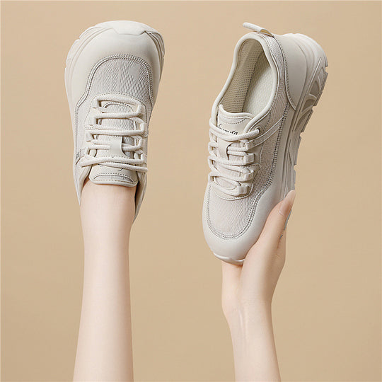 Damen Sportliche Freizeit-Sneaker mit elastischem Schnürsystem und dämpfender Sohle R&B