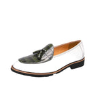Damen Elegante Mokassins mit modischem Lederdesign und Quasten-Detail R&B