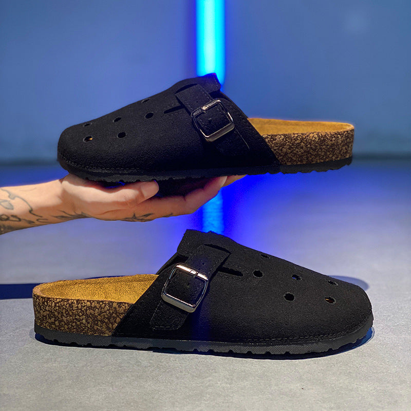 Damen Komfortable Clogs mit verstellbarem Riemen und atmungsaktiver Oberflächenstruktur