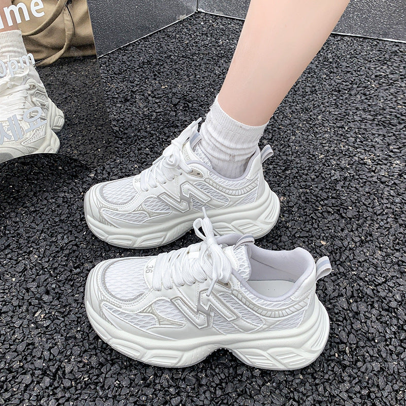 Damen Sportliche Sneakers mit atmungsaktiver Netzstruktur und dämpfender Sohle R&B