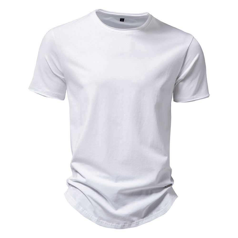 Herren Premium Baumwoll T-Shirt mit trendigem Schnitt