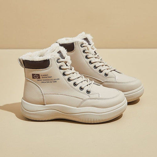Damen High-Top Winterboots mit kuscheligen Innenfutter R&B