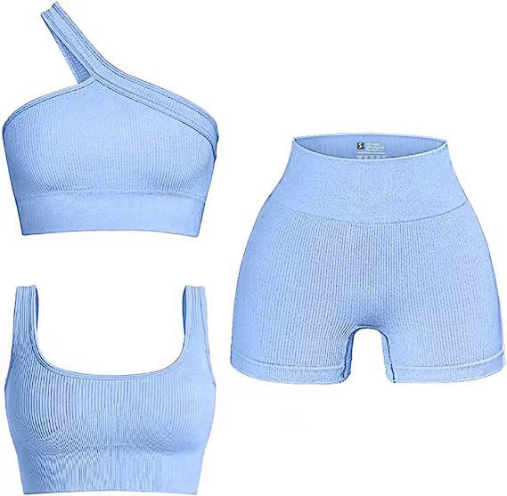 Damen Sport-BH und Shorts Set R&B