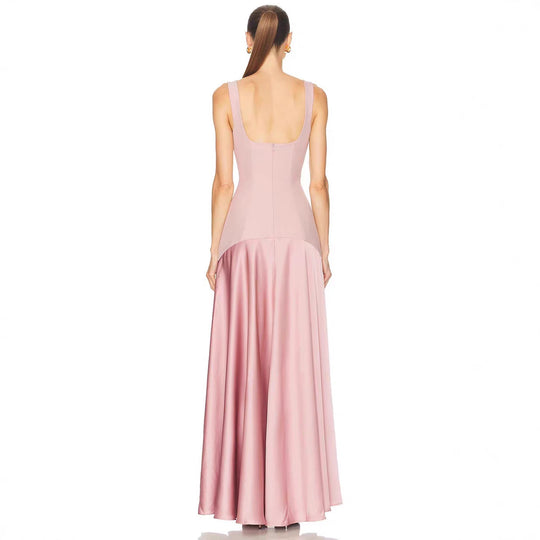 Damen elegantes Kleid mit figurformendem Schnitt und elegantem Reißverschluss R&B