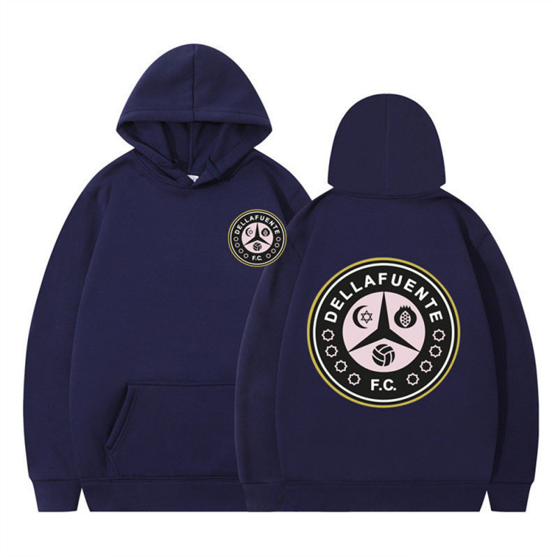 Damen Kapuzenpullover mit einzigartigem Vereinsmotiv und weichem Fleece R&B