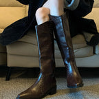Damen Cowboy-Stiefel mit dekorativen Nieten R&B