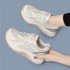 Damen modische Chunky Sneakers mit atmungsaktivem Obermaterial und stoßdämpfender Sohle R&B