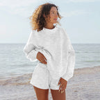 Damen Oversize-Sweatshirt mit Raglanärmeln