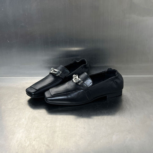 Damen Elegante Mokassins mit modischer Schnallenverzierung R&B