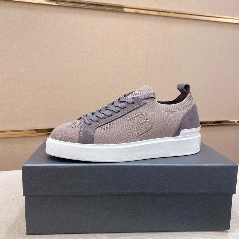 Damen Leichte Komfort Sneakers mit atmungsaktiver Strickoberfläche und flexibler Sohle R&B