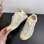 Damen athletische Laufschuhe mit atmungsaktiver Mesh-Oberfläche und innovativem Schnürsystem R&B