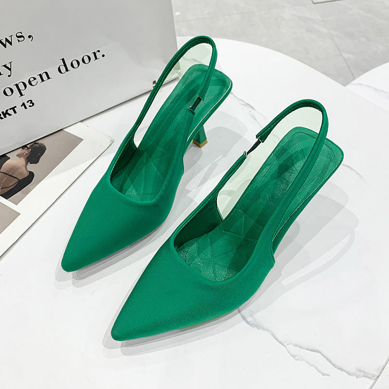 Damen Slingback-Pumps mit spitzem Zehenbereich und elegantem Design R&B