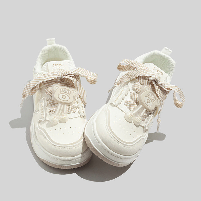 Damen Sneakers mit kreativem Schnürsystem und atmungsaktivem Mesh-Obermaterial